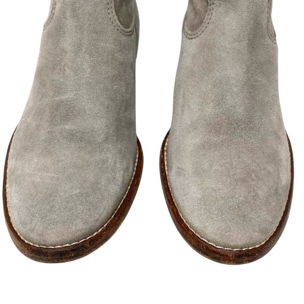 * Isabel Marant Etoile Crisi Slouchy Western Taupe Suede Boots Size 36 - Picture 4 of 14